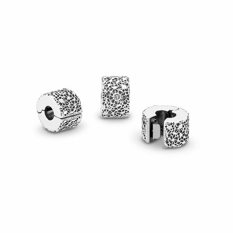 Pandora Layers Of Lace Charm - Sterling Silver - Canada | KV9722PF